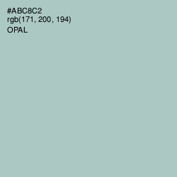 #ABC8C2 - Opal Color Image