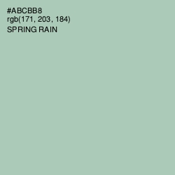 #ABCBB8 - Spring Rain Color Image