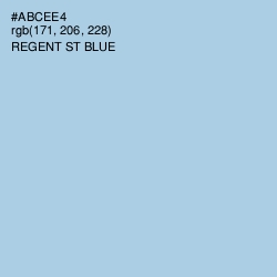 #ABCEE4 - Regent St Blue Color Image