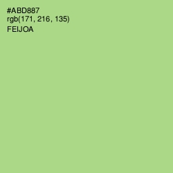 #ABD887 - Feijoa Color Image