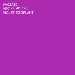 #AC2AB0 - Violet Eggplant Color Image