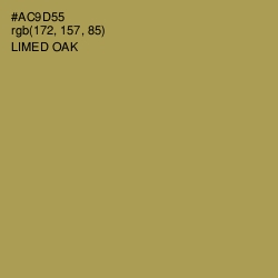 #AC9D55 - Limed Oak Color Image