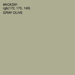 #ACAD91 - Gray Olive Color Image