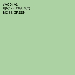 #ACD1A2 - Moss Green Color Image