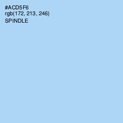 #ACD5F6 - Spindle Color Image