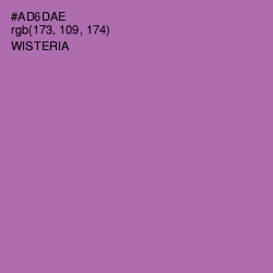 #AD6DAE - Wisteria Color Image
