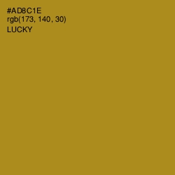 #AD8C1E - Lucky Color Image
