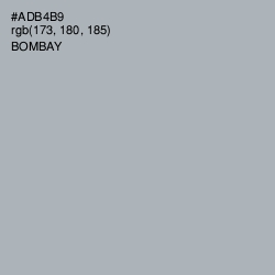 #ADB4B9 - Bombay Color Image