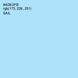 #ADE2FB - Sail Color Image