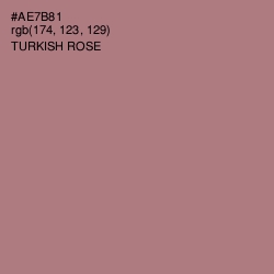 #AE7B81 - Turkish Rose Color Image