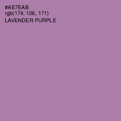 #AE7EAB - Lavender Purple Color Image