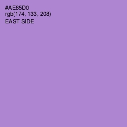 #AE85D0 - East Side Color Image