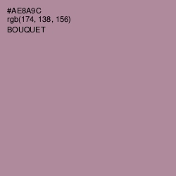 #AE8A9C - Bouquet Color Image