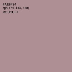 #AE8F94 - Bouquet Color Image