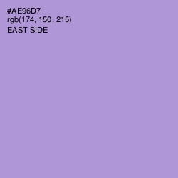 #AE96D7 - East Side Color Image