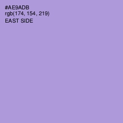 #AE9ADB - East Side Color Image