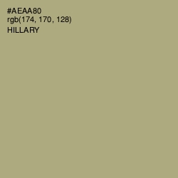 #AEAA80 - Hillary Color Image