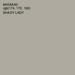 #AEAAA0 - Shady Lady Color Image