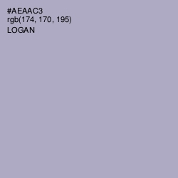 #AEAAC3 - Logan Color Image