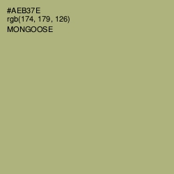 #AEB37E - Mongoose Color Image