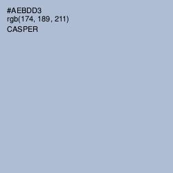 #AEBDD3 - Casper Color Image