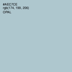 #AEC7CE - Opal Color Image