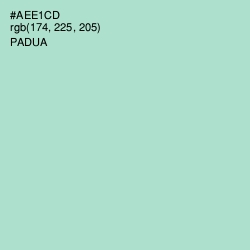 #AEE1CD - Padua Color Image