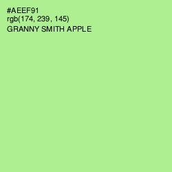 #AEEF91 - Granny Smith Apple Color Image