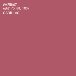 #AF5867 - Cadillac Color Image