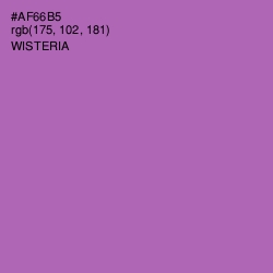 #AF66B5 - Wisteria Color Image