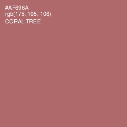 #AF696A - Coral Tree Color Image