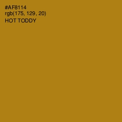 #AF8114 - Hot Toddy Color Image
