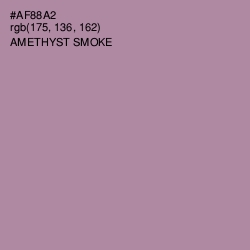 #AF88A2 - Amethyst Smoke Color Image