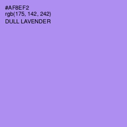 #AF8EF2 - Dull Lavender Color Image