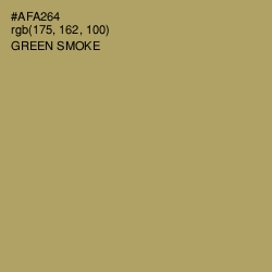#AFA264 - Green Smoke Color Image