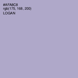 #AFA8C8 - Logan Color Image