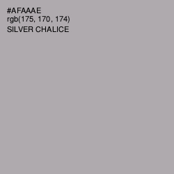 #AFAAAE - Silver Chalice Color Image