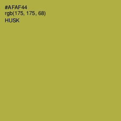 #AFAF44 - Husk Color Image