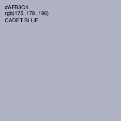 #AFB3C4 - Cadet Blue Color Image