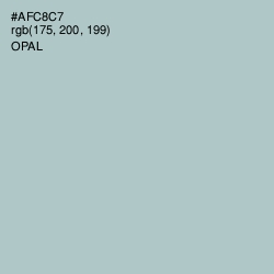 #AFC8C7 - Opal Color Image