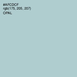 #AFCDCF - Opal Color Image