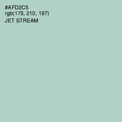 #AFD2C5 - Jet Stream Color Image