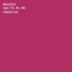 #B02E62 - Hibiscus Color Image