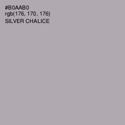 #B0AAB0 - Silver Chalice Color Image