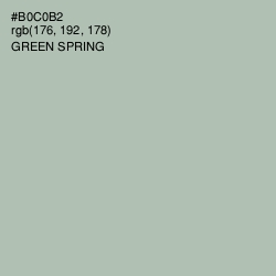 #B0C0B2 - Green Spring Color Image