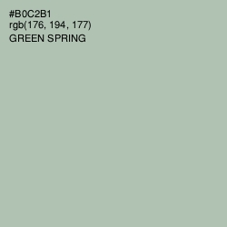 #B0C2B1 - Green Spring Color Image