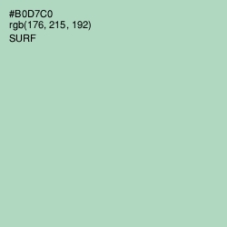 #B0D7C0 - Surf Color Image