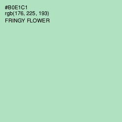 #B0E1C1 - Fringy Flower Color Image