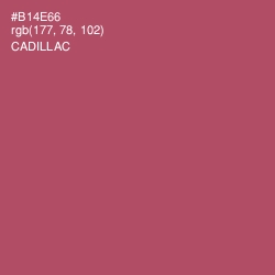 #B14E66 - Cadillac Color Image