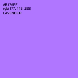 #B176FF - Lavender Color Image